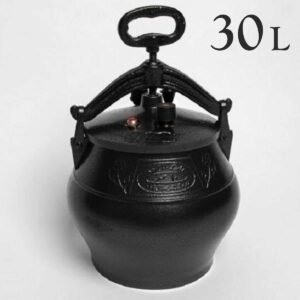 Afganu-kazans-ar-rokturiem-melns-tilpums-30 litri-Ketaus-LV
