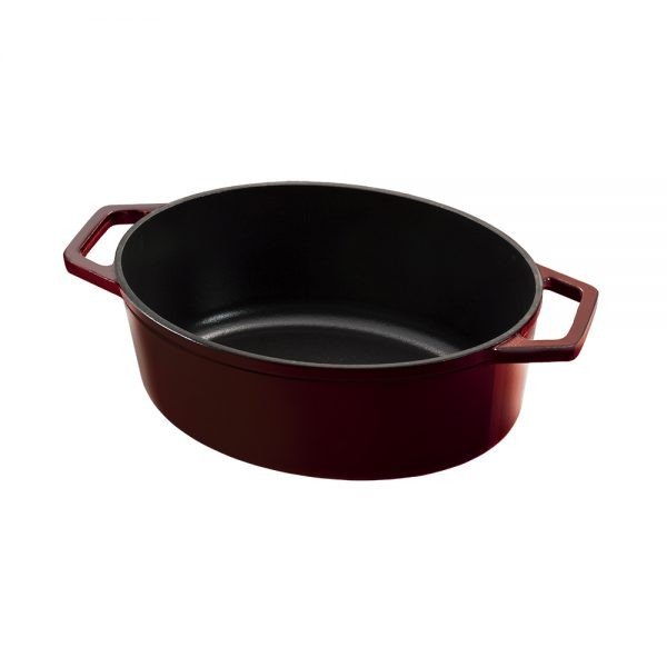 Čuguna katls, 30x22x12cm, 4,65L | Metallic Line Burgundy Edition BH/6499 - Image 5