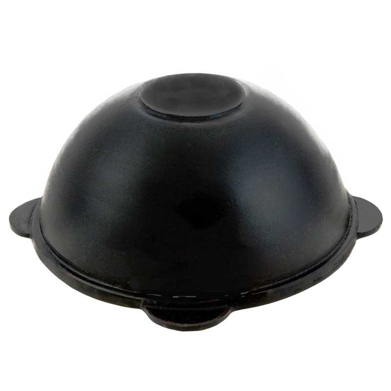 Uzbeku čuguna kazans 12l | plakans dibens (Namangan) ar DĀVANU — Karoti ar caurumiem - Image 7