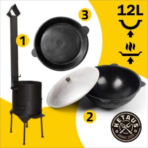 BUNDLE-комплект-казан-крышка-сковорода-KM-KK12-DKK-Ketaus.lt-Ketaus.lv